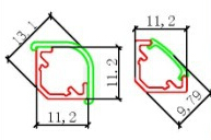 PB-AP-SH-1111V LED Aluminium Channel